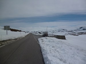 Passage d'un col à 1450 m