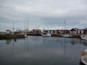 Port en Suède