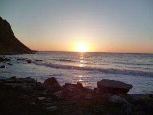 Soleil à minuit